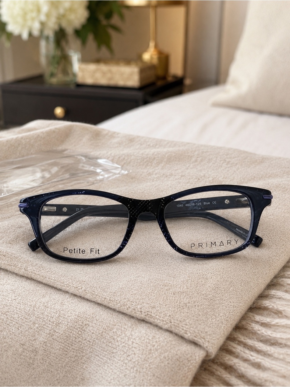 NEW PRIMARY 1045 Petite Fit Blue Eyeglasses Frame 46-16-125